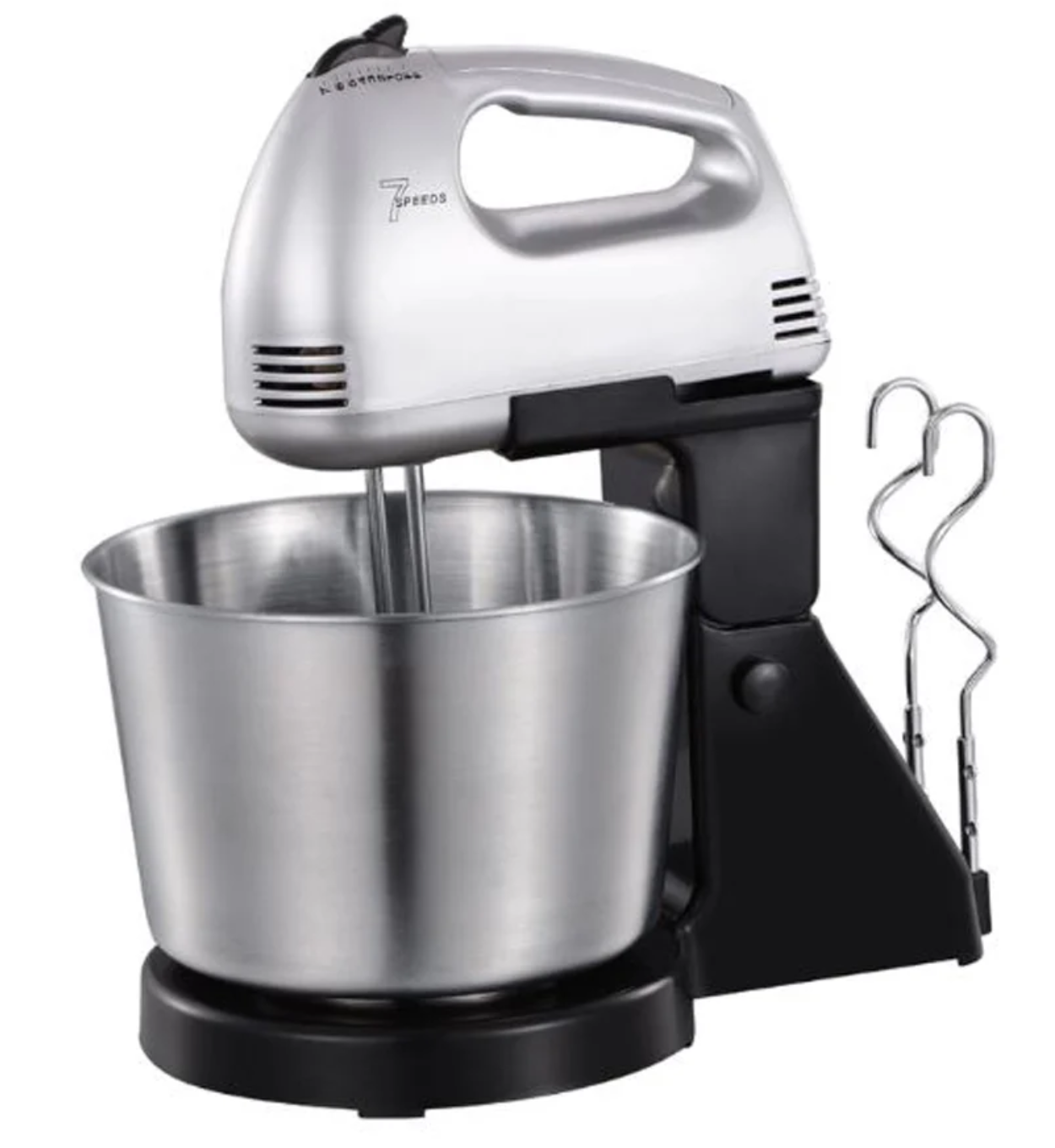 Mixer cu bol din inox putere 350 W 2L inox 7 trepte de Viteze